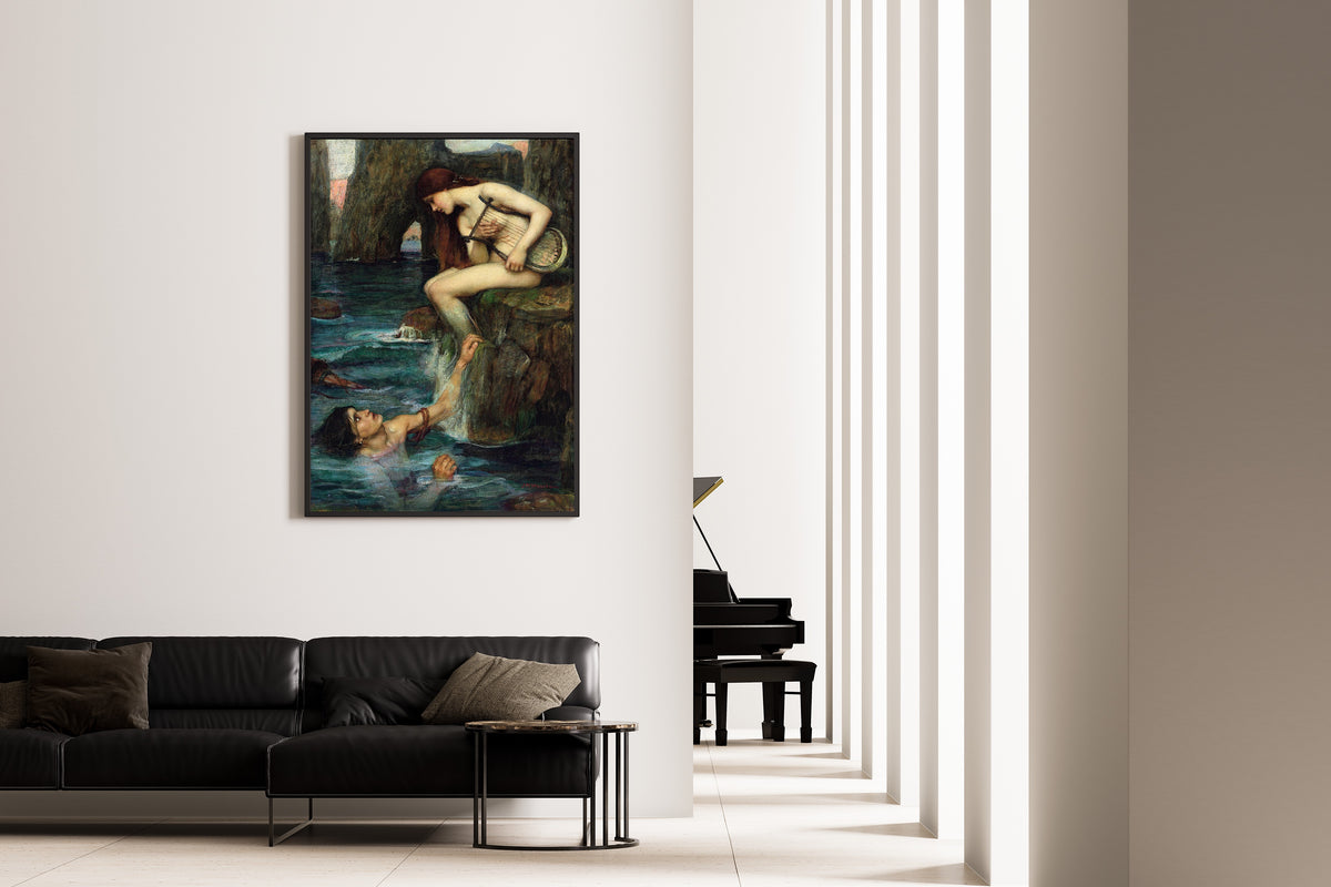 John William Waterhouse — The Siren | Pre-Raphaelite Art Print