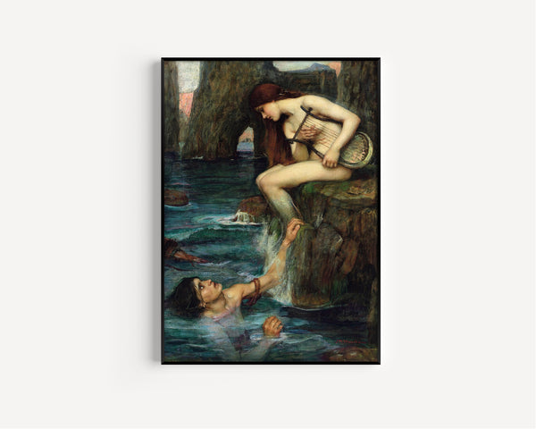 John William Waterhouse — The Siren | Pre-Raphaelite Art Print