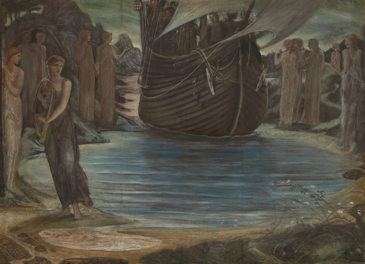 Edward Burne-Jones — The Sirens (Composition Study) | Pre-Raphaelite Art Print