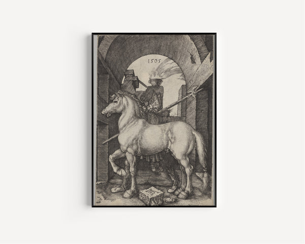 Albrecht Dürer — The Small Horse | Engraving Print