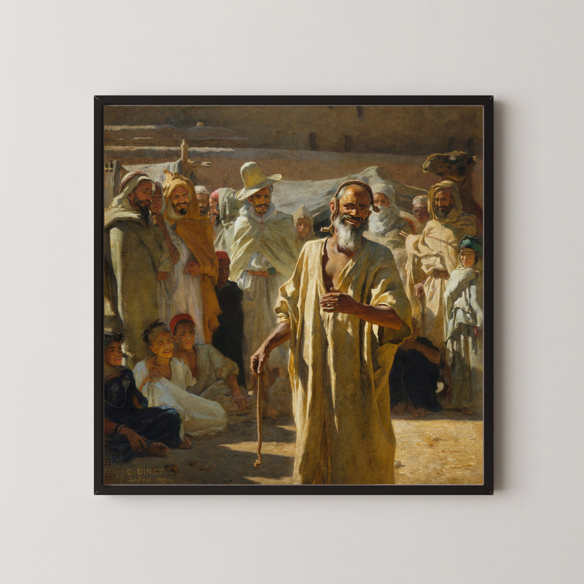 Étienne Dinet — The Snake Charmer | Art Print
