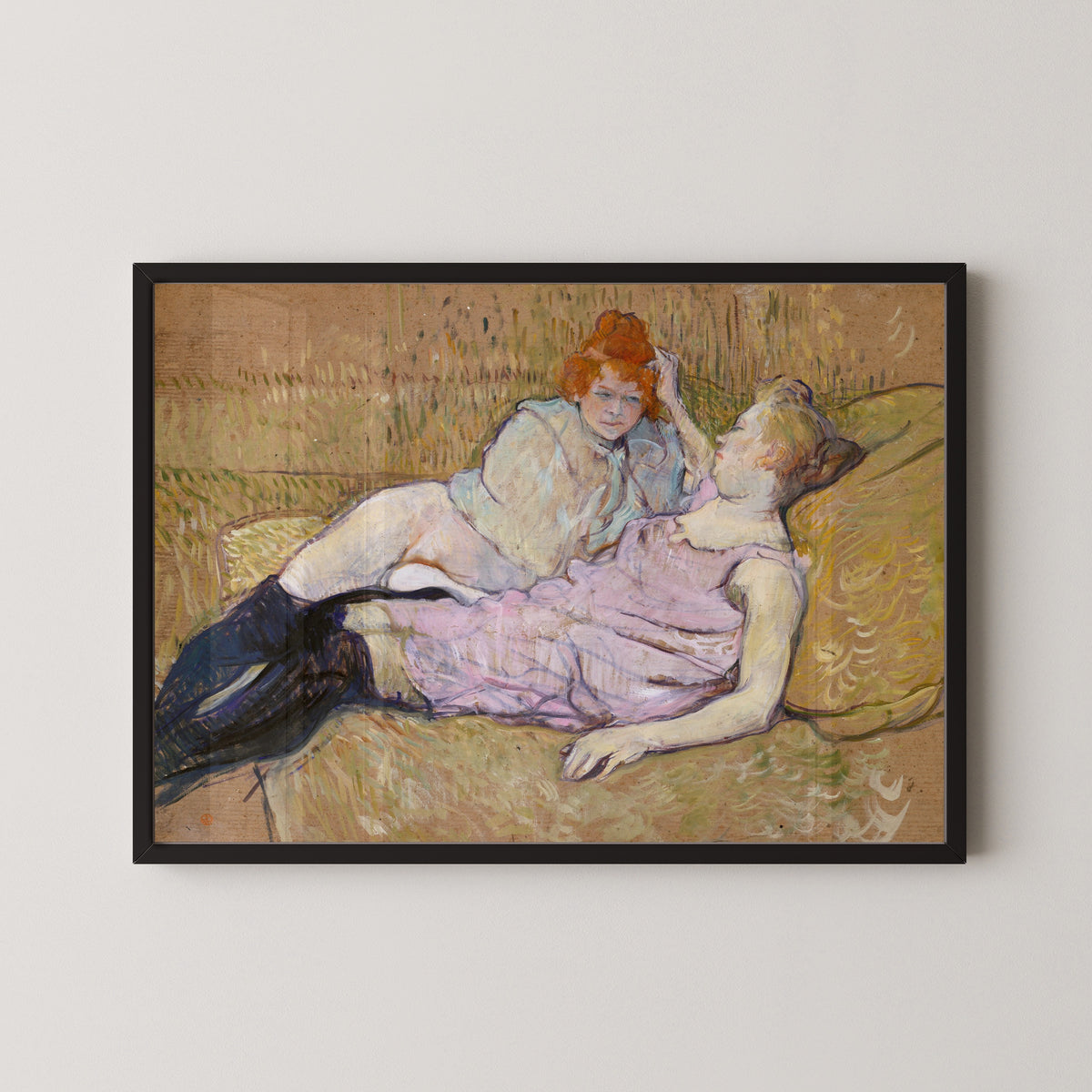 Henri de Toulouse-Lautrec — The Sofa | Fine Art Print