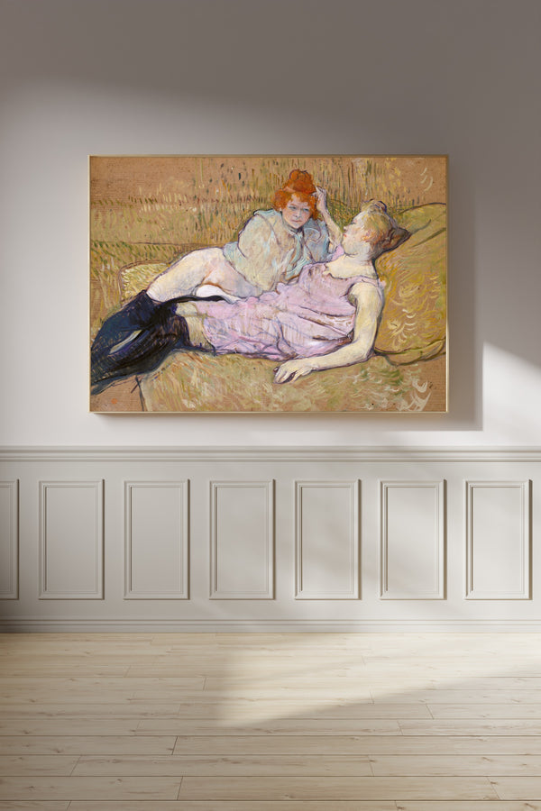 Henri de Toulouse-Lautrec — The Sofa | Fine Art Print