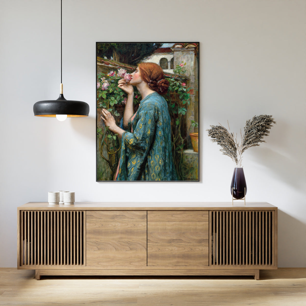 John William Waterhouse — The Soul of the Rose | Pre-Raphaelite Art Print