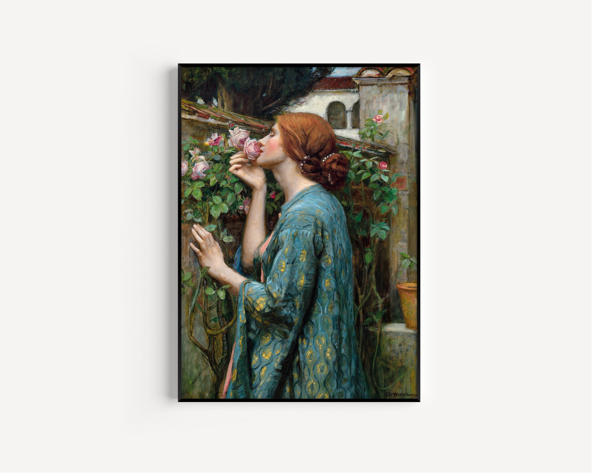 John William Waterhouse — The Soul of the Rose | Pre-Raphaelite Art Print