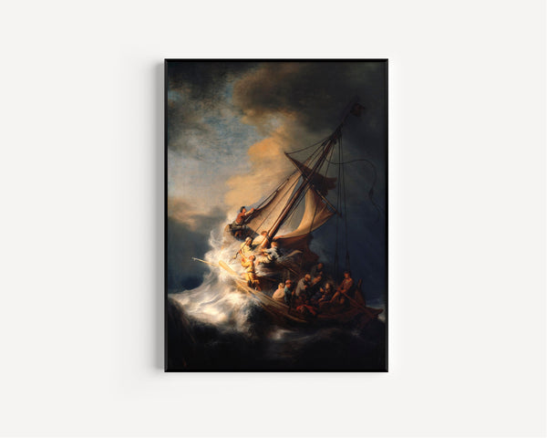 Rembrandt van Rijn — The Storm on the Sea of Galilee | Fine Art Print