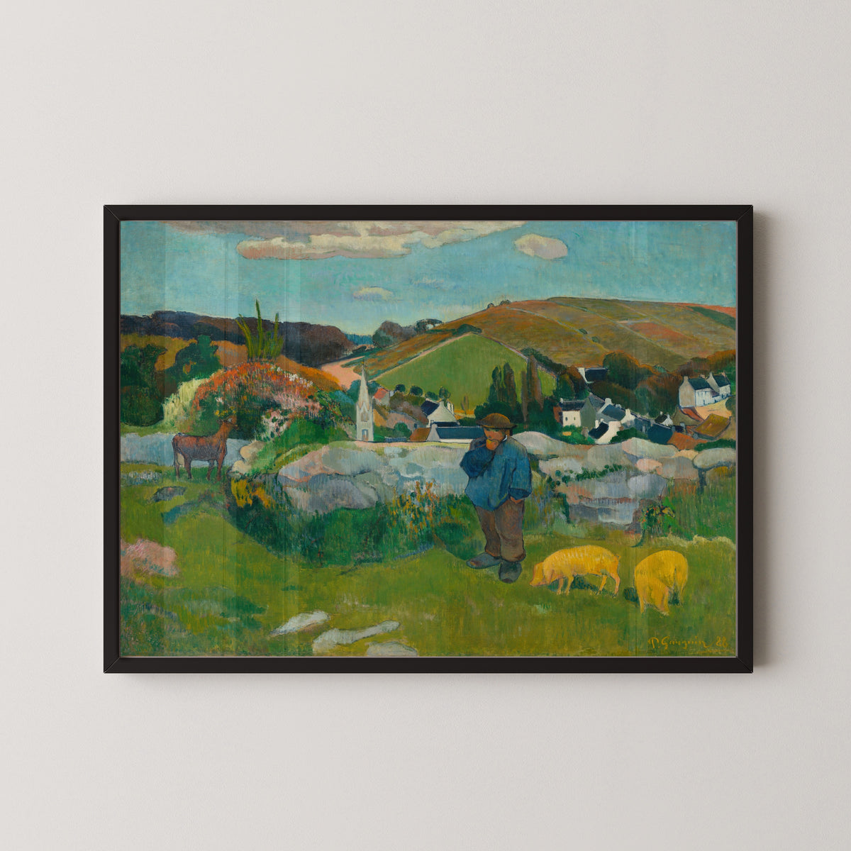 Paul Gauguin — The Swineherd | Fine Art Print