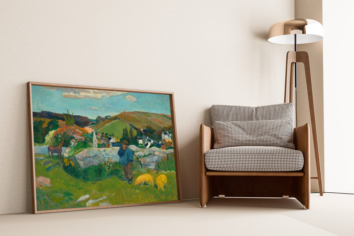 Paul Gauguin — The Swineherd | Fine Art Print