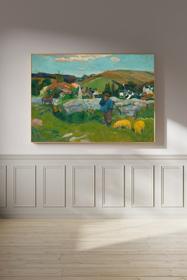 Paul Gauguin — The Swineherd | Fine Art Print