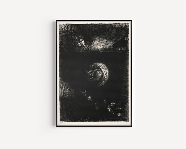 Odilon Redon — The Temptation of Saint Anthony: And All Manner of Frightful Creatures Arise | Symbolist Art Print