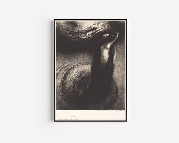 Odilon Redon — The Temptation of Saint Anthony: Death (My Irony Surpasses All Others) | Symbolist Art Print