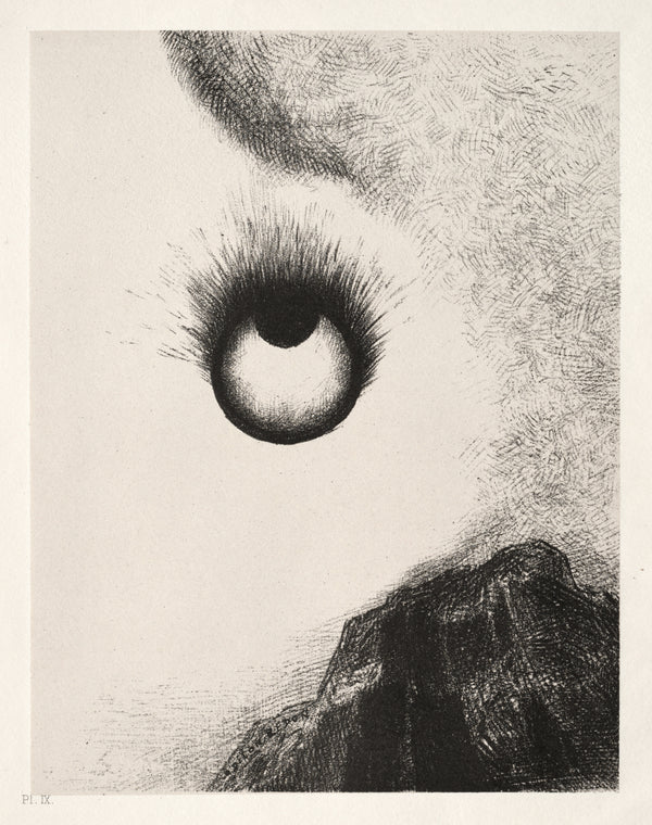 Odilon Redon — The Temptation of Saint Anthony: Everywhere Eyeballs Are Aflame | Symbolist Art Print