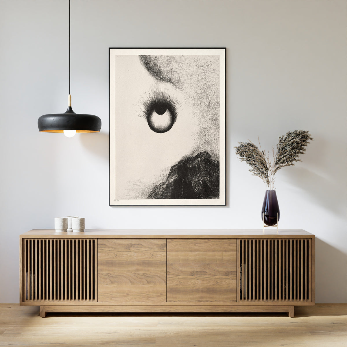 Odilon Redon — The Temptation of Saint Anthony: Everywhere Eyeballs Are Aflame | Symbolist Art Print