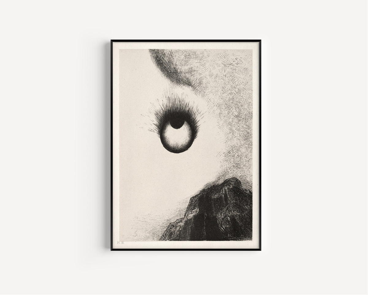 Odilon Redon — The Temptation of Saint Anthony: Everywhere Eyeballs Are Aflame | Symbolist Art Print