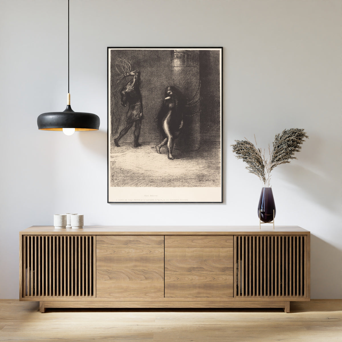 Odilon Redon — The Temptation of Saint Anthony: I Thought I Recognized Ammonaria | Symbolist Art Print