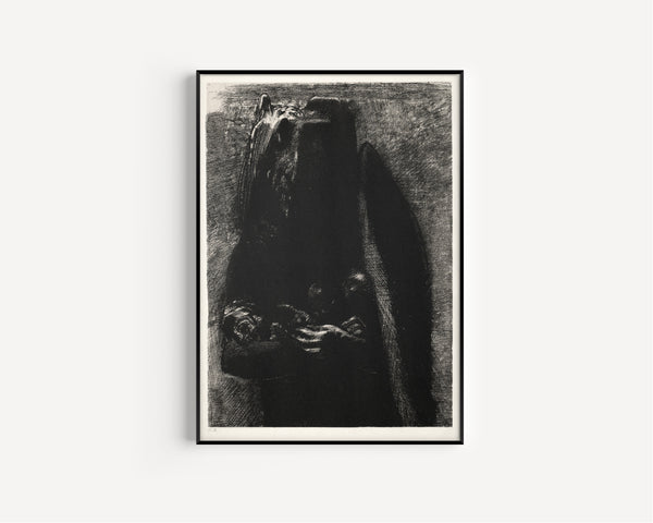 Odilon Redon — The Temptation of Saint Anthony: It Is the Devil | Symbolist Art Print