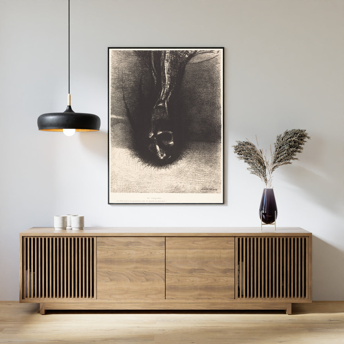 Odilon Redon — The Temptation of Saint Anthony: The Skiapods | Symbolist Art Print