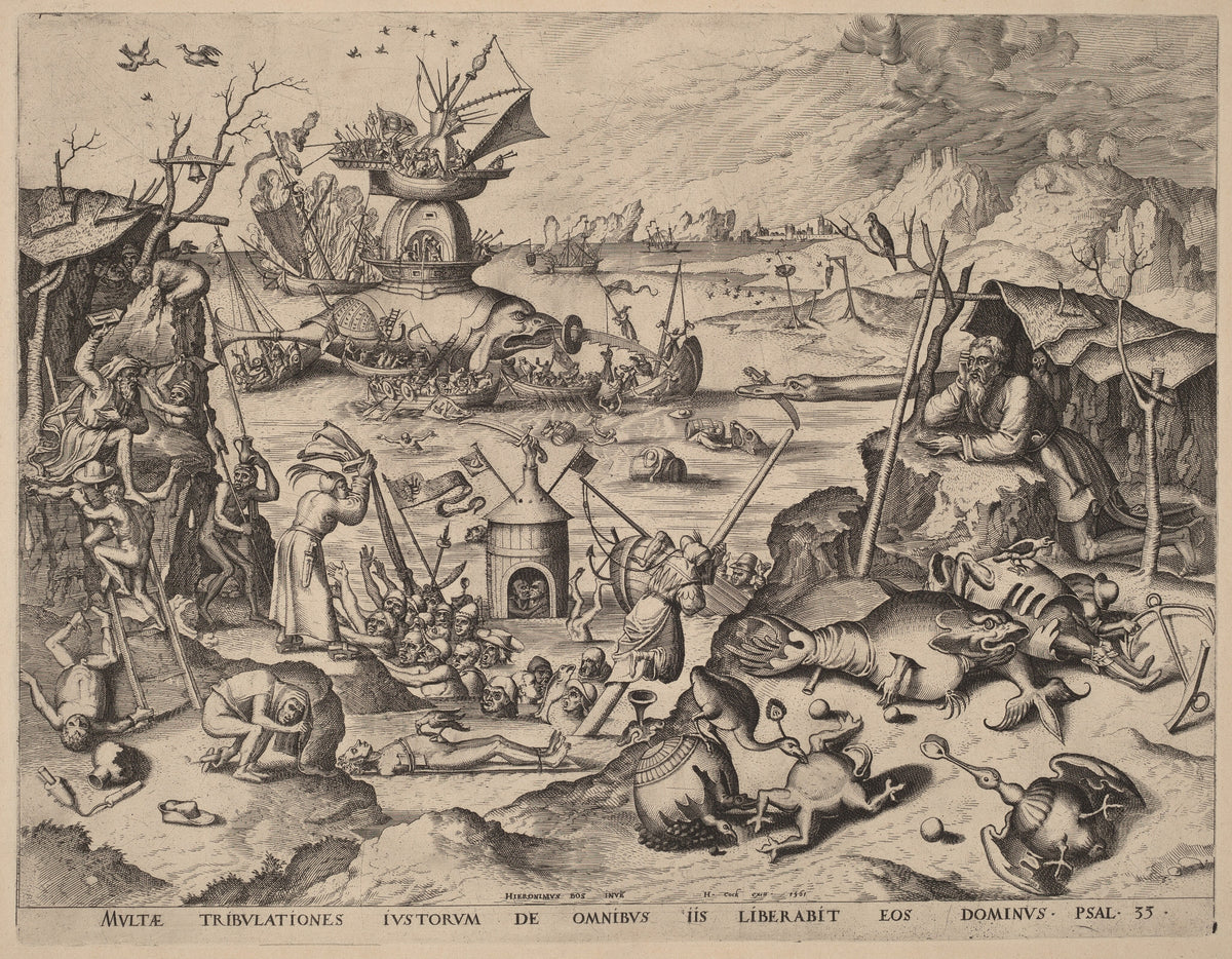Hieronymus Bosch — The Temptation of Saint Anthony | Fine Art Print