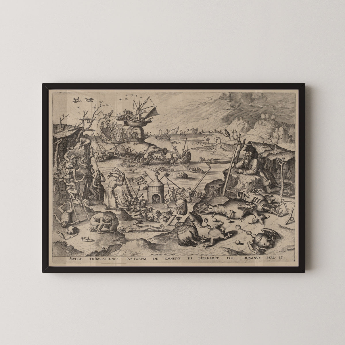 Hieronymus Bosch — The Temptation of Saint Anthony | Fine Art Print