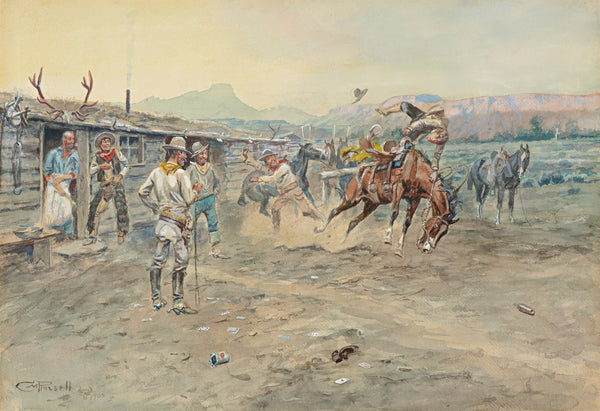 Charles M. Russell — The Tenderfoot | Western Art Print