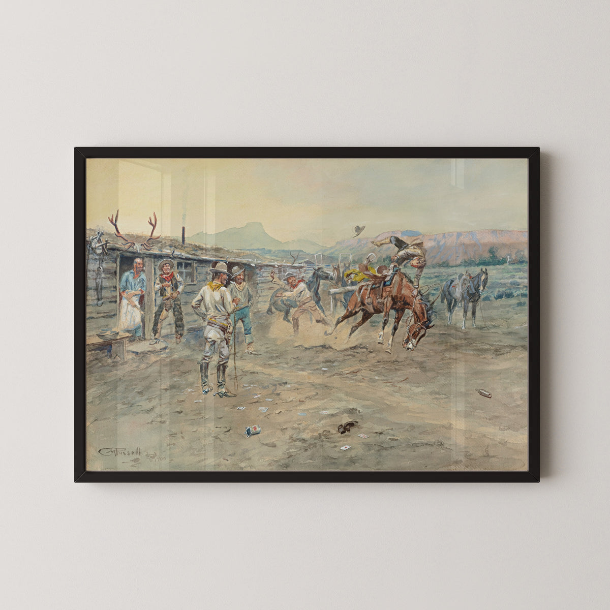 Charles M. Russell — The Tenderfoot | Western Art Print