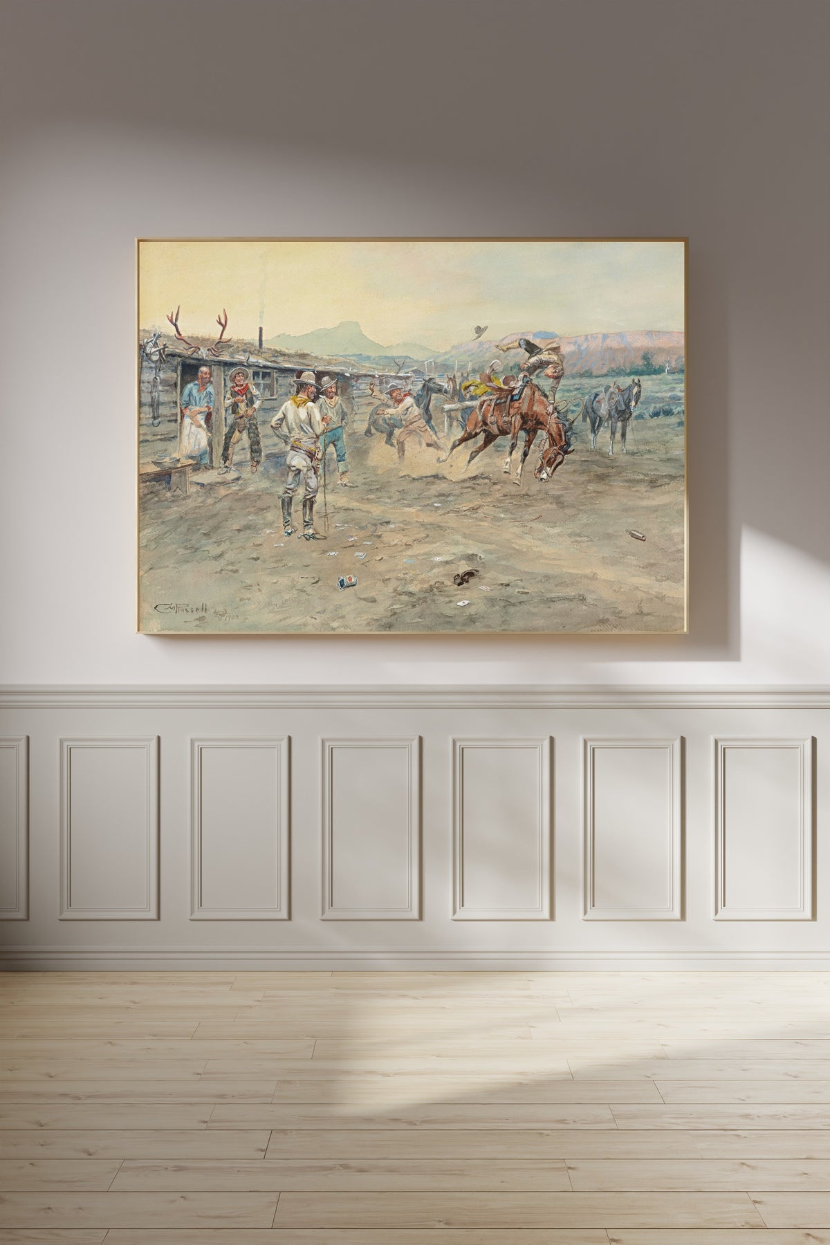 Charles M. Russell — The Tenderfoot | Western Art Print