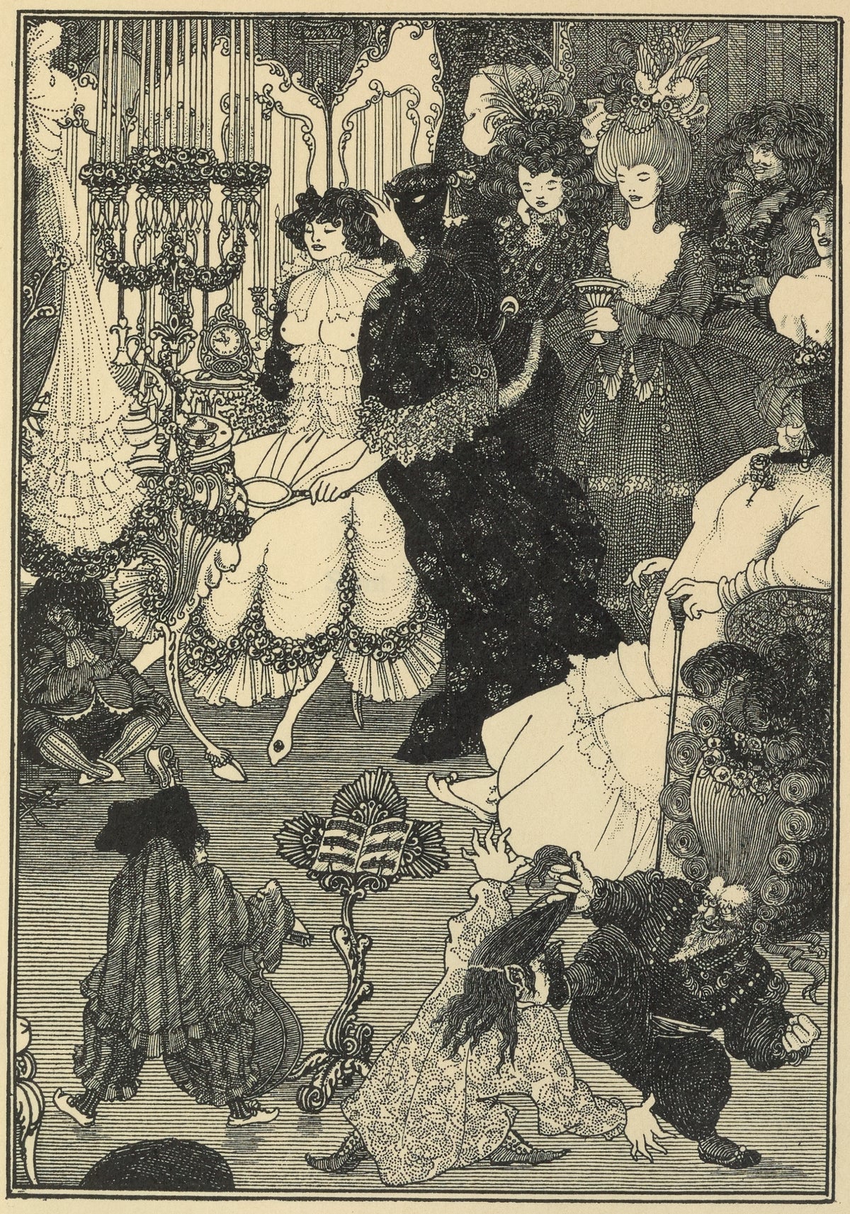 Aubrey Beardsley — The Toilet of Helen | Art Nouveau Illustration Print