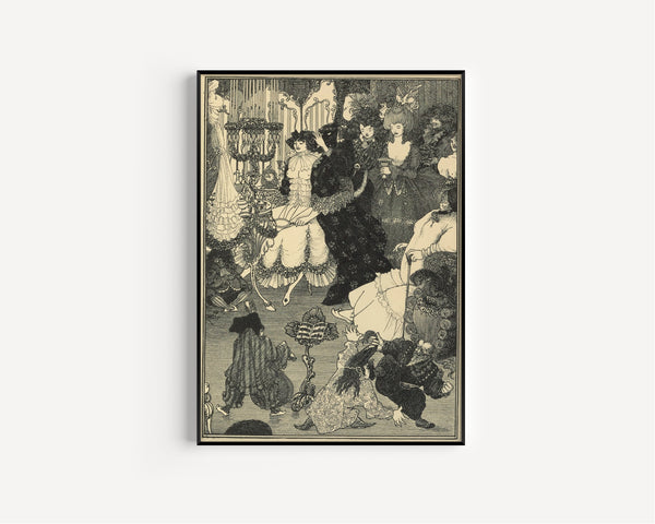 Aubrey Beardsley — The Toilet of Helen | Art Nouveau Illustration Print
