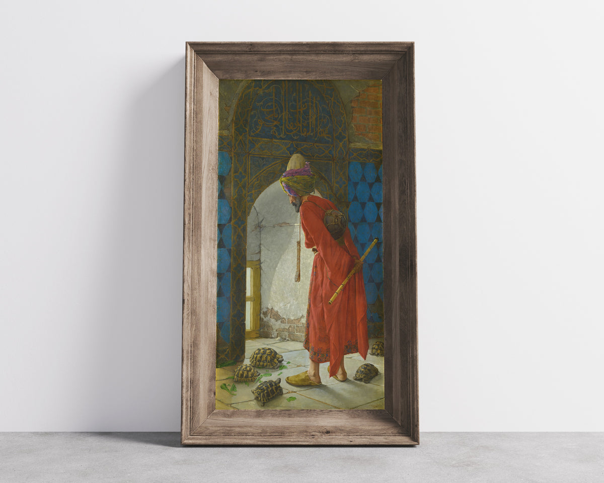 Osman Hamdi Bey — The Tortoise Trainer | Fine Art Print