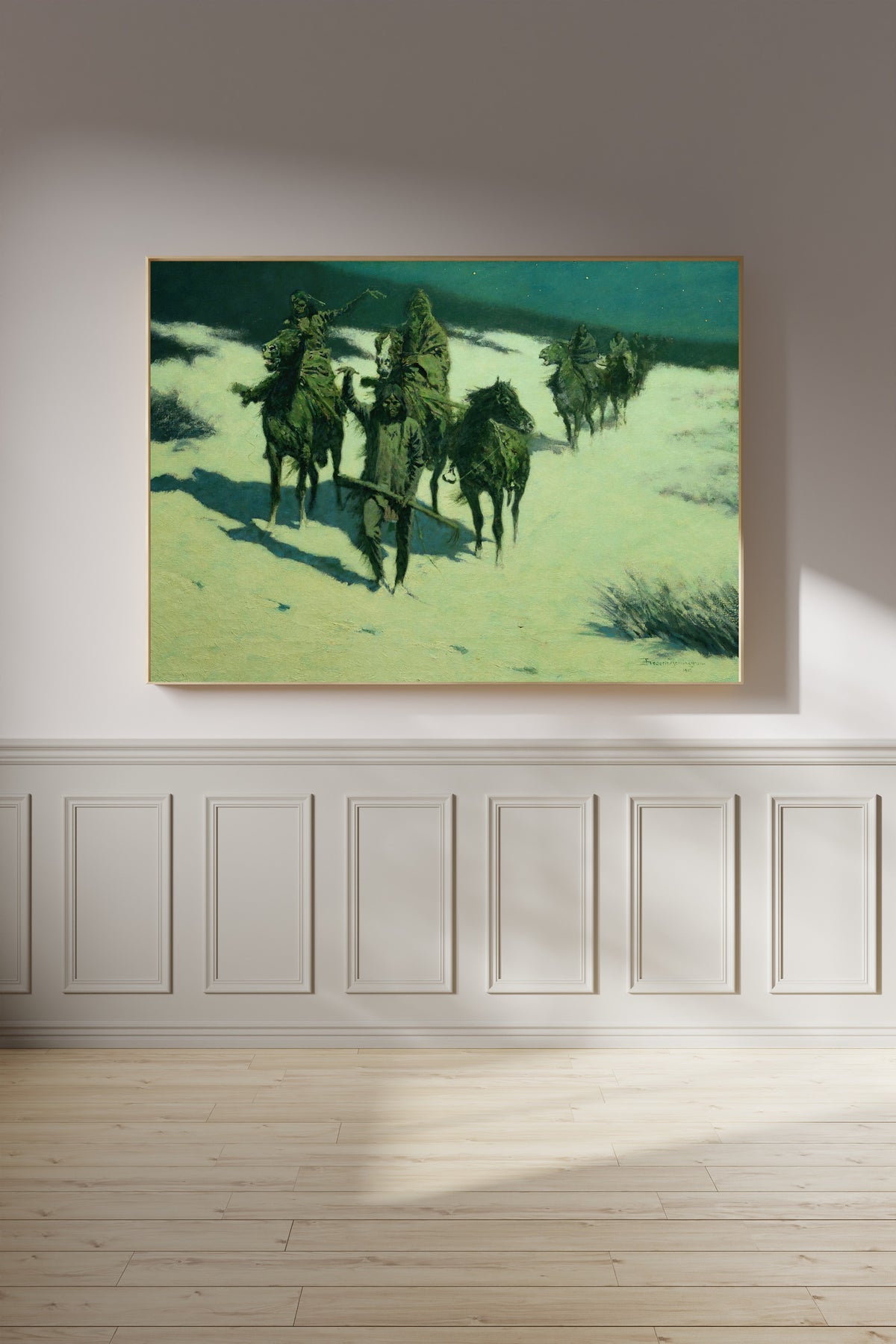 Frederic Remington — The Trail of the Shod Horse | Western Art Print