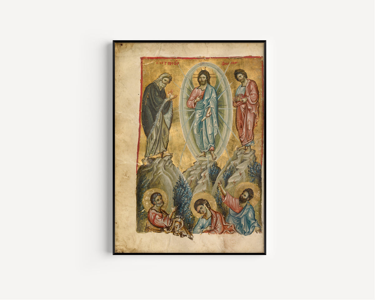 The Transfiguration | Illuminated Manuscript Print