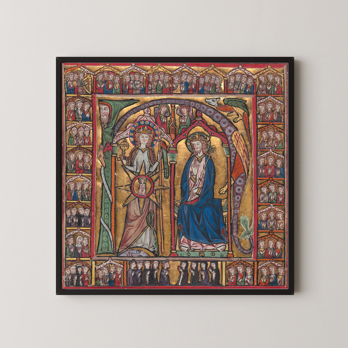 The Triumph of the Church | Illuminated Manuscript Print