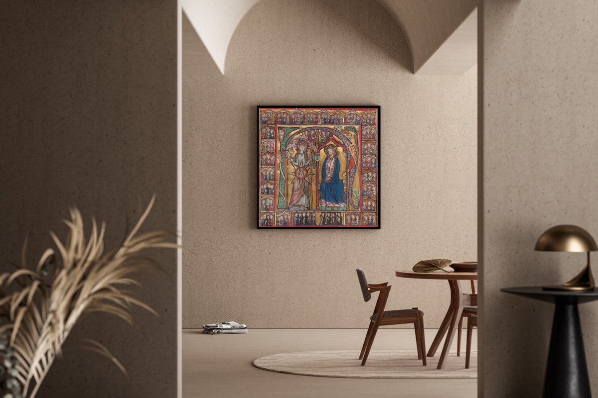 The Triumph of the Church | Illuminated Manuscript Print
