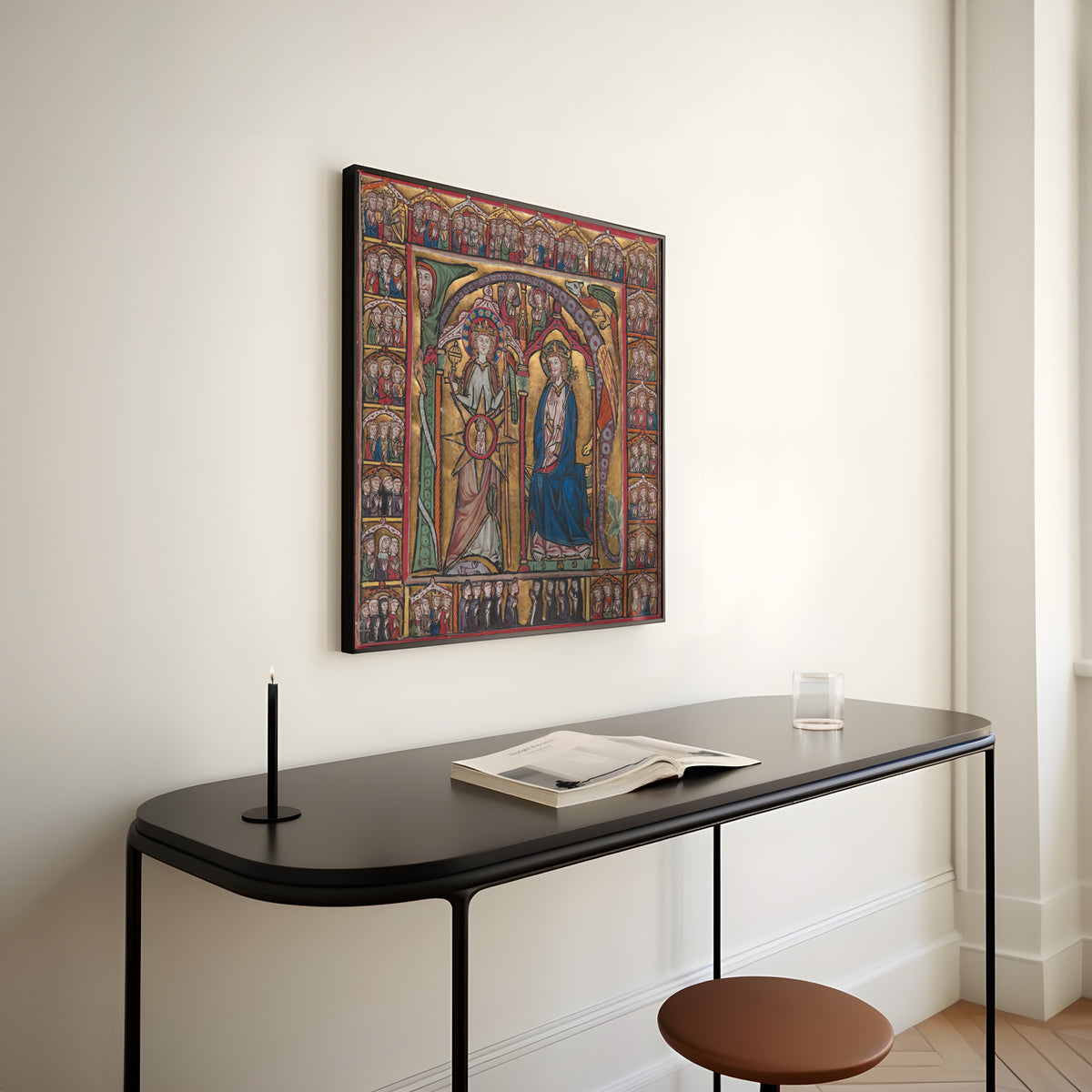 The Triumph of the Church | Illuminated Manuscript Print