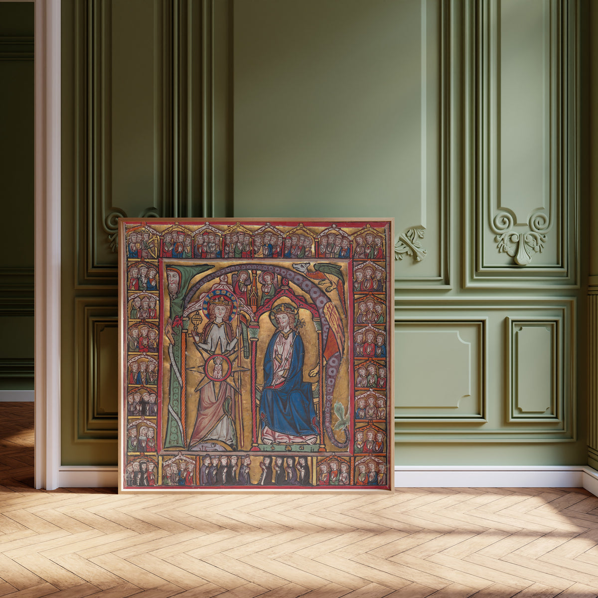 The Triumph of the Church | Illuminated Manuscript Print