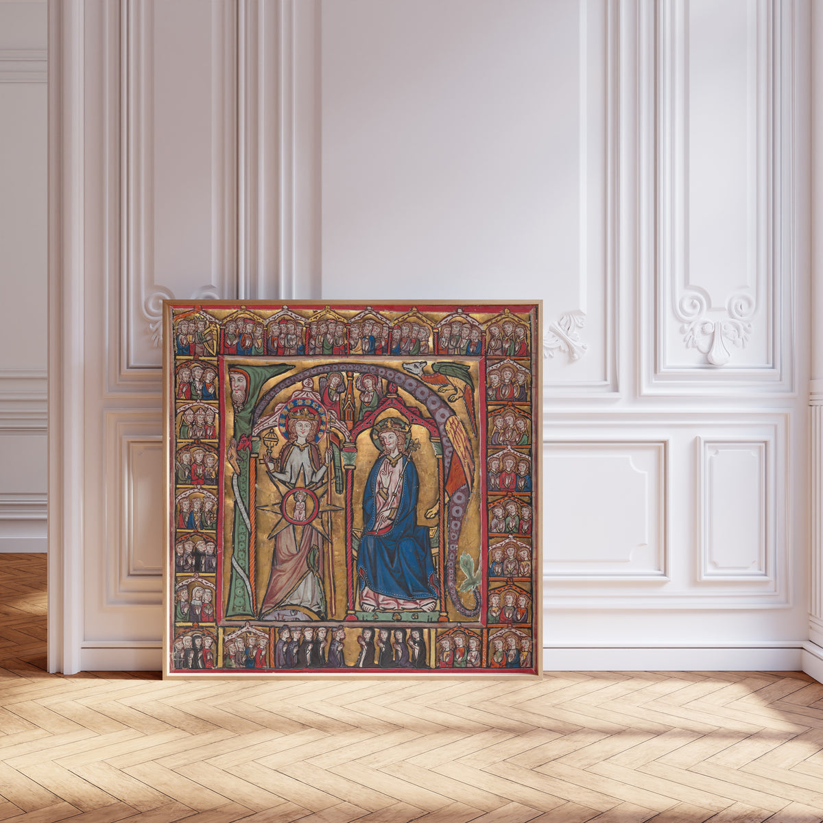 The Triumph of the Church | Illuminated Manuscript Print