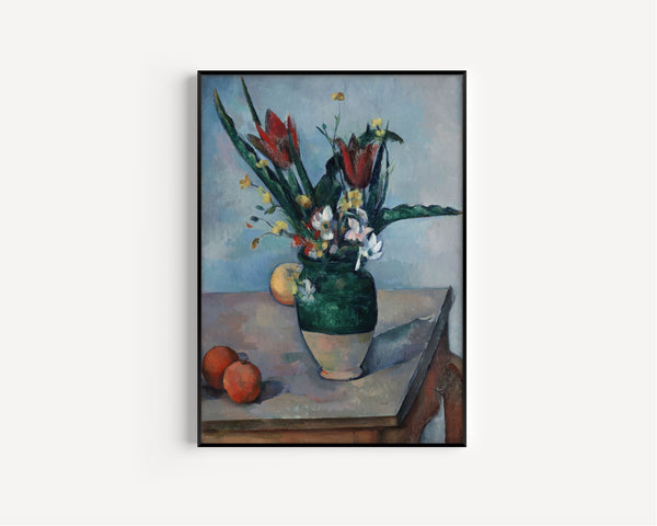 Paul Cezanne — The Vase of Tulips | Fine Art Print