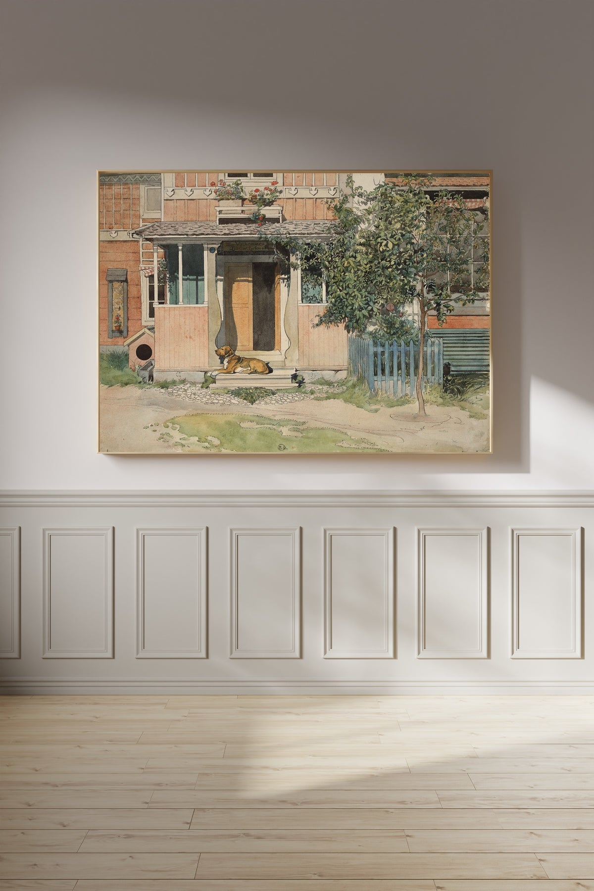 Carl Larsson — The Veranda | Swedish Watercolour Print