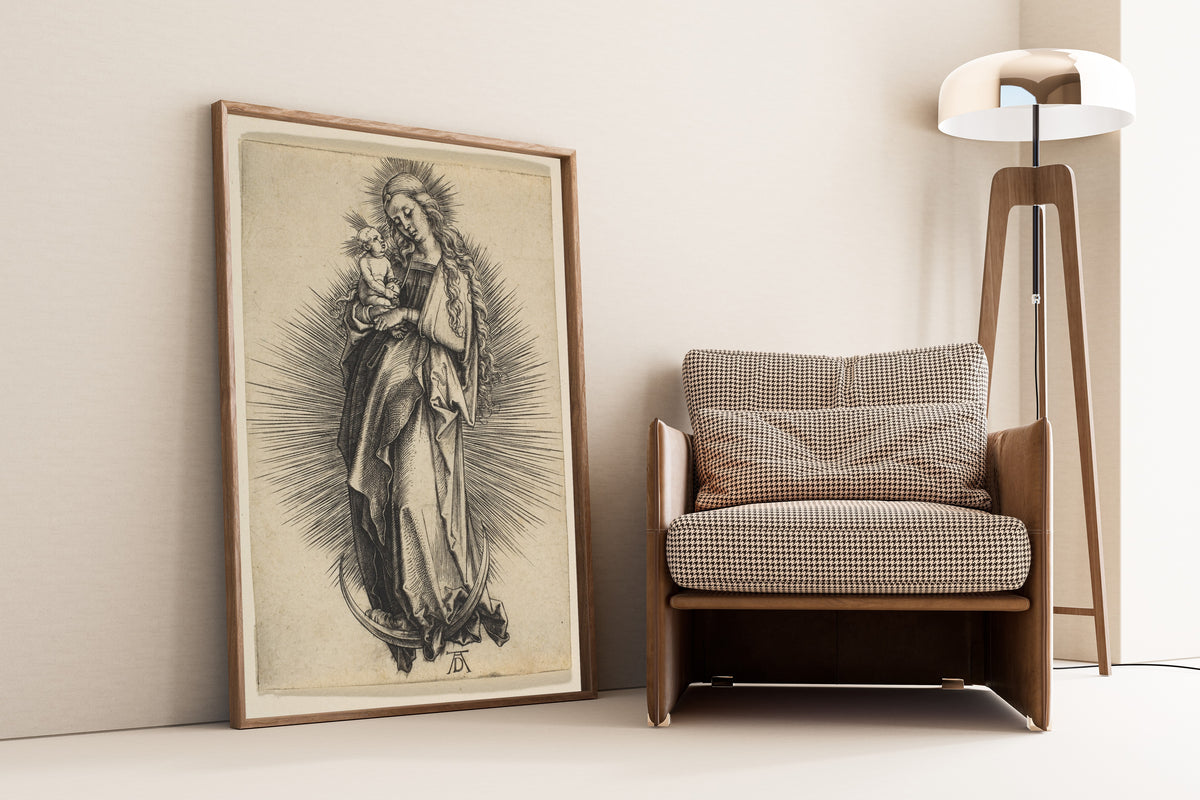 Albrecht Dürer — The Virgin on the Crescent | Engraving Print
