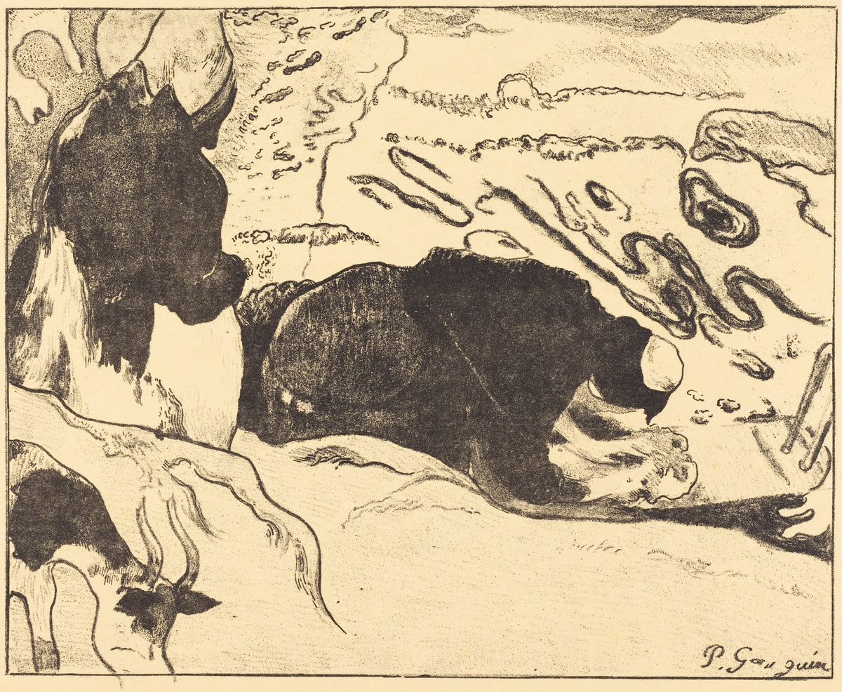Paul Gauguin — The Washerwomen (Les laveuses) | Lithograph Print