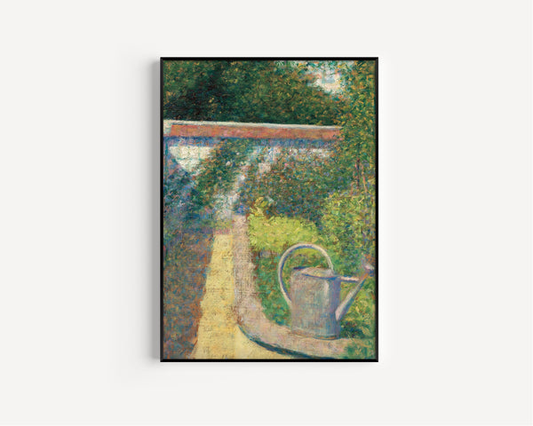 Georges Seurat — The Watering Can - Garden at Le Raincy | Fine Art Print
