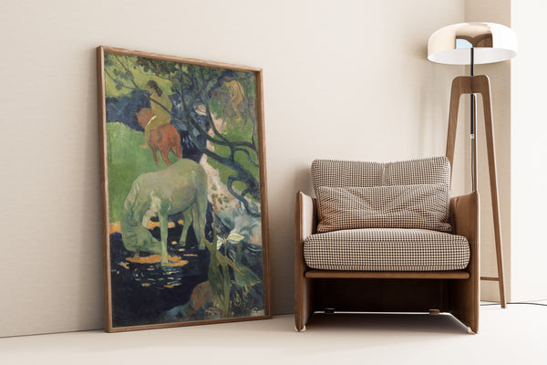 Paul Gauguin — The White Horse | Fine Art Print