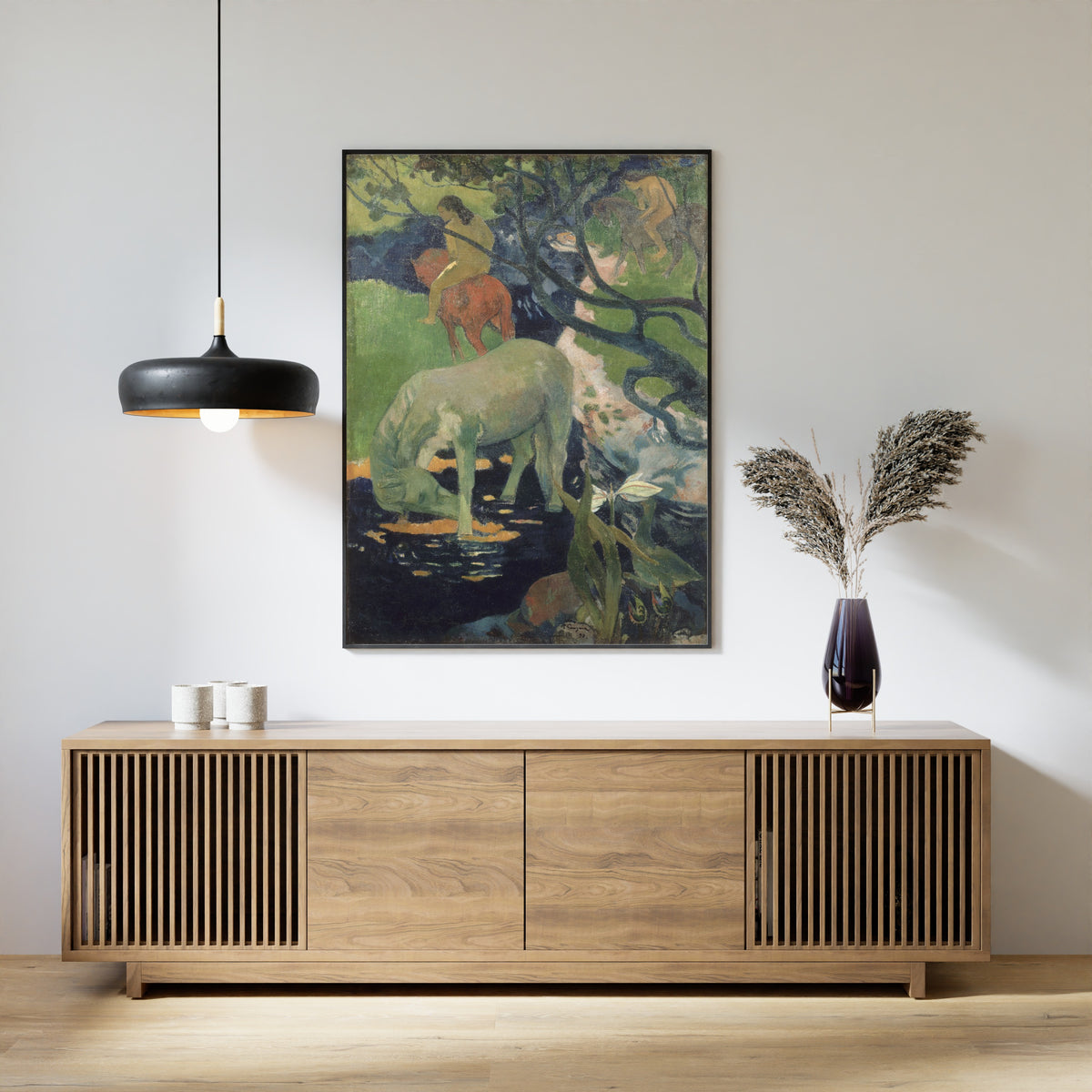 Paul Gauguin — The White Horse | Fine Art Print