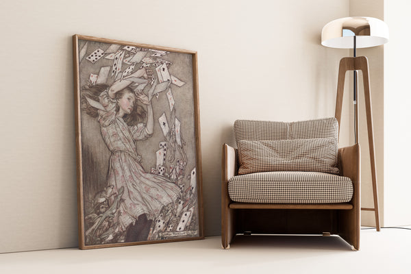 Arthur Rackham — The Whole Pack Rose Up into the Air | Fairy Tale Illustration Print