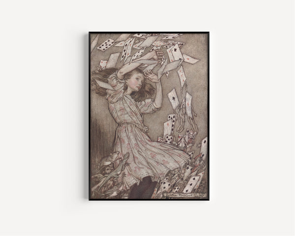 Arthur Rackham — The Whole Pack Rose Up into the Air | Fairy Tale Illustration Print