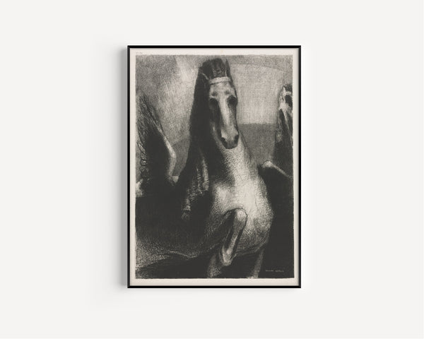 Odilon Redon — The Wing | Symbolist Art Print