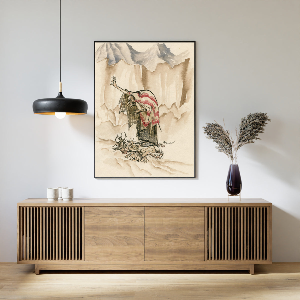 Arthur Rackham — The Witch Sycorax | Shakespeare Illustration Print