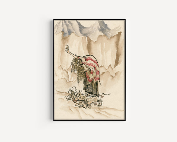 Arthur Rackham — The Witch Sycorax | Shakespeare Illustration Print