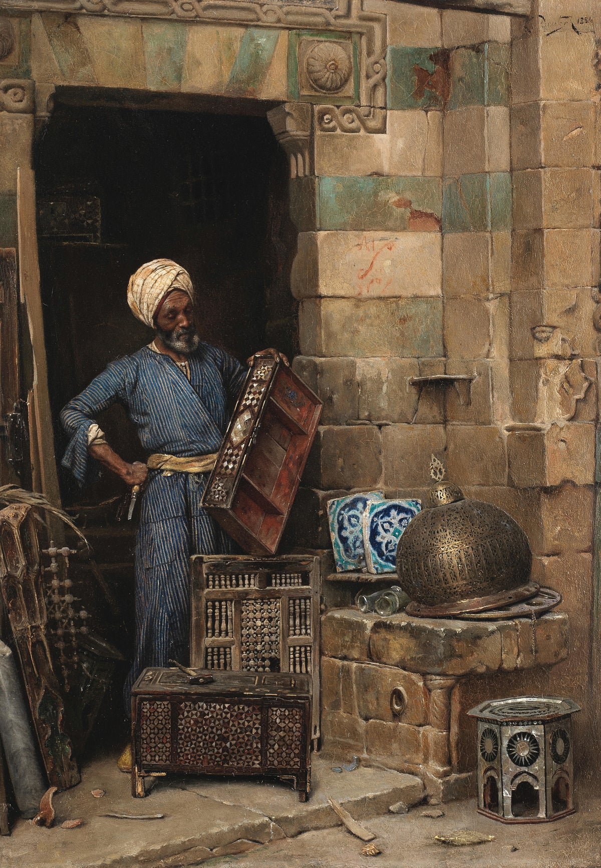 Ludwig Deutsch — The Woodworker | Fine Art Print