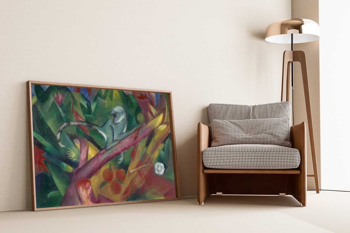 Franz Marc — The Monkey | Expressionist Fine Art Print